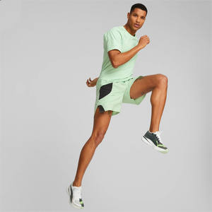 Short athlétique d'entraînement à séchage rapide pour hommes avec poches motif solide pour la course à pied décontractée Gym Basketball-Polyester et Spandex - Product Image 6