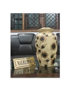 Urnas de cremación y recuerdos metálicos de diseño lujoso Urnas de cenizas conmemorativas funerarias de calidad superior para servicios de entierro - Product Image 4