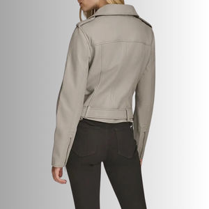 Chaqueta de piel auténtica para mujer, precio al por mayor, transpirable, de invierno, color y logotipo personalizados, 100%, calidad superior, ligera - Product Image 2