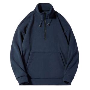 Fashionable <b>Men</b> Quarter Zipper <b>Sweatshirts</b> With Standing Collar <b>Half</b> <b>Zip</b> Style Quick Dry <b>Sweatshirt</b> <b>men's</b> hoodies For Winter - Product Image 2