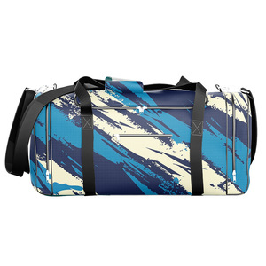 Bolsa de gimnasio de ajuste cruzado con correas reforzadas Bolsillo para zapatos separado Zona húmeda Lona deportiva resistente para sesiones de entrenamiento intenso - Product Image 5