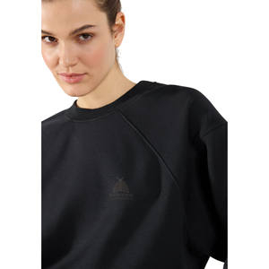 Sweat-shirt à col rond d'hiver personnalisé 100% coton surdimensionné anti-froissement Streetwear de luxe avec logos imprimés à l'écran - Product Image 5