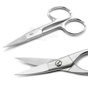 Stainless Steel Curved <b>Cuticle</b> <b>Scissors</b> with Blunt-Sharp Tips and Strong Grip for Detailed Care-Durable Beauty Tool - Product Image 3