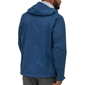 Men's Lightweight Long Waterproof <b>Rain</b> Jacket with Stand Collar High Quality Hooded Outdoor <b>Gear</b> for Winter Season - Product Image 3