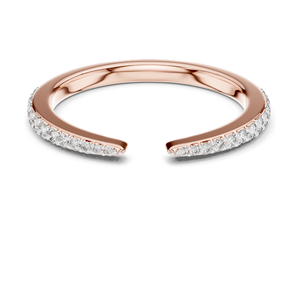 Bague pour femme en diamant de culture 0,232 CT Or 18 carats, 14 carats, 10 carats et argent 925 Options or rose, or jaune, or blanc VVS-VS EF - Product Image 1