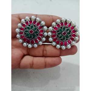 Pendientes de Perlas Moti Flower - Product Image 5