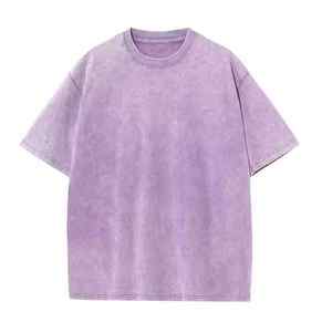 T-shirt surdimensionné Polyester/coton personnalisable de haute qualité Chemises confortables et vendues à chaud - Product Image 5