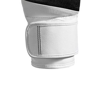 Gants de boxe MMA demi-doigts en cuir PU avec sangle de poignet réglable unisexe pour Muay Thai, Sanda et arts martiaux - Product Image 5