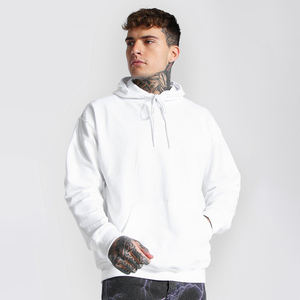 Streetwear personnalisé 2025 Vêtements Sports Fitness Basics, Pull à manches longues en coton mélangé Sweats à capuche imprimés en coton pour hommes - Product Image 1