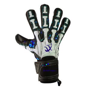 Guantes de portero de fútbol profesional Guantes de fútbol de cuero transpirable con dedos protectores de madera Guante de béisbol inspirado - Product Image 5