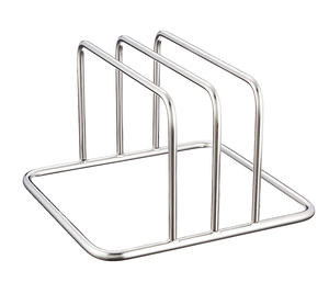 Support de planche à fromage en métal de qualité supérieure fait à la main brillant poli à la main revêtement noir support de planche à découper en métal - Product Image 2