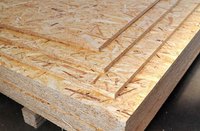 Tableros de Fibra Orientada (OSB3) de 9mm, 11mm y 18mm, con Acabado Fenólico, Impermeables, Ecológicos, Estructura de 3 Capas, para Uso en Interiores, Hoteles, Modernos