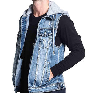 แจ็กเก็ตผ้ายีนส์ของผู้ชายขายดีเสื้อแจ็กเก็ตผ้าเดนิมผ้าฝ้าย100% เสื้อแจ็กเก็ตสำหรับผู้ชายทรงสลิมฟิต2025ฤดูใบไม้ผลิ - Product Image 2
