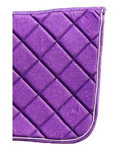 Tapis de selle tout usage à paillettes violettes de haute qualité Produit équestre économique pour les courses de chevaux et l'équitation - Product Image 6