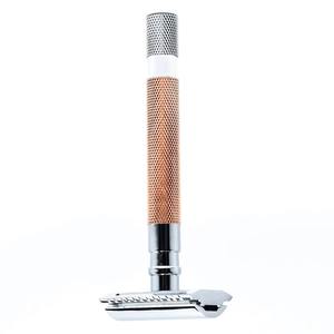 มีดโกนหนวด HERMANN MEDITECH คุณภาพสูง ด้ามยาว สำหรับช่างตัดผมชาย ใบมีดคู่ สแตนเลสสตีล สำหรับต่อผมมืออาชีพ - Product Image 3