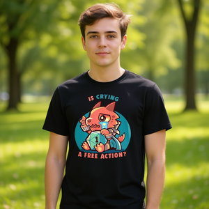 T-shirt Free Action - Crying è una maglietta promozionale - Product Image 3