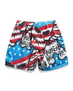 Vente en gros de shorts de basket-ball rétro de qualité supérieure pour hommes, shorts en maille 100% coton Offre Spéciale conçus sur mesure avec détails cousus - Product Image 1