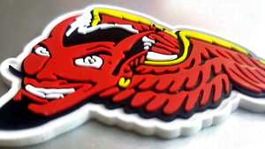 Pare-chocs de casque de baseball personnalisés avec adhésif 3M 2D 3D double bande pour logos d'équipes - Product Image 4