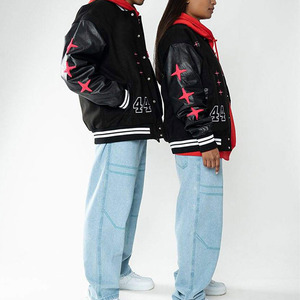 แจ็กเก็ตสไตล์คลาสสิกย้อนยุคสำหรับนักศึกษาเสื้อนอกบุด้วยการปักลาย - Product Image 6