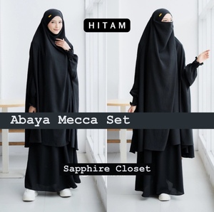 Ensemble Mecque confortable et élégant Abaya vêtements islamiques modestes pour un usage quotidien des femmes et un style solide de prière pour un usage quotidien - Product Image 1