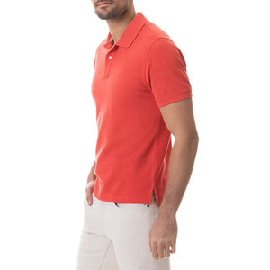 Chemises de golf pour hommes, coupe slim décontractée, écologiques, en spandex/coton, séchage rapide, manches courtes, avec broderie et impression de logo personnalisés - Product Image 3