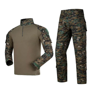 Combinaison tactique d'hiver pour homme en toile numérique Woodland, mélange de polyester, imperméable, respirante, durable, avec couche de base anti-humidité - Product Image 1