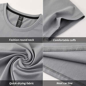 Camisetas de Gimnasio para Hombre, Ropa Deportiva, Impresión de Logotipo Personalizado, Ropa para Correr, Secado Rápido, Ropa Deportiva, Absorbe el Sudor - Product Image 4