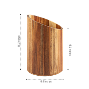 Support à cuillères en bois d'acacia de qualité supérieure pour ustensiles de cuisine, cuillères et spatules, en gros, en provenance du Vietnam - Product Image 3