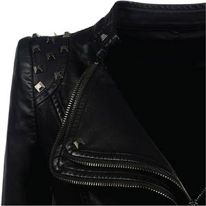 Vestes en cuir personnalisées pour femmes haut chauffé long meilleur prix de gros tissu teint coton matériau de remplissage logo authentique - Product Image 5