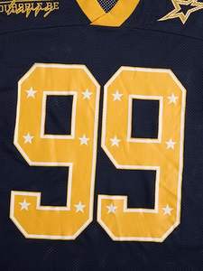 Hombres Y2K camiseta de gran tamaño al por mayor holgado Retro Jersey OEM proveedor con impresión de transferencia de calor - Product Image 5