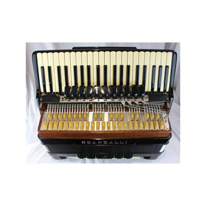 Scandalli Super VI เปียโนหีบเพลงสุดขีดพร้อมวิธีการขับรถไฟฟ้ารุ่นสีดำ - Product Image 1