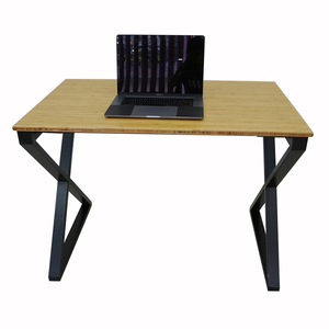 XBamboo 100x60cm BFXB001 Computer <b>Desk</b> with Assembled Iron Legs - Product Image 2