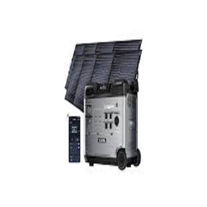 Quality 5120Wh Large Capacity <b>Solar</b> <b>Generator</b>,Portable Power Station P5000 Pro With 2X400W <b>Solar</b> Panel, 5x3600W AC Output (6000W - Product Image 2