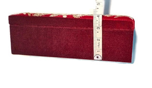 Boîte à bracelets de mariage de qualité exportée Boîte de rangement dorée pour cadeau de broderie et boîte décorative en 2024 - Product Image 5