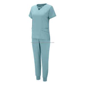 Tenues d'infirmières les plus demandées pour femmes : ensembles de blouses et pantalons de travail, design tendance, logo personnalisé, écologiques et respirants - Product Image 1