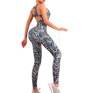 Precio barato Fitness Wear Quick Dry Mujeres Yoga Set Spandex Poliéster Hecho Mujeres Yoga Set - Product Image 4