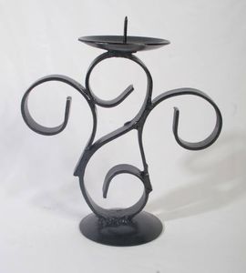 Most Selling Iron Handmade <b>Candle</b> Stand Hot selling <b>Candle</b> <b>Holder</b> for Wholesale <b>Black</b> Powder Coated <b>candle</b> stand Lighting Decor - Product Image 5