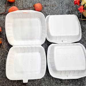 Fabricante en Vietnam, Contenedor de Alimentos Desechable de Espuma PS con 1-2-3 Compartimentos y Tapa para Llevar, el Más Vendido en 2025 - Product Image 3