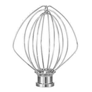 Accesorio de Repuesto para <span class=keywords><strong>Batidora</strong></span> de Pedestal, Batidor de Varillas de Acero Inoxidable Apto para Lavavajillas, Accesorio de Batidor de 6 Varillas para <span class=keywords><strong>KitchenAid</strong></span> K45WW - Product Image 2