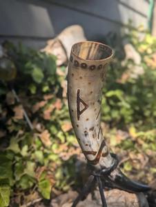 Corne à boire Viking élégante Style animal poli Unique Home Bar accessoire meilleur prix qualité exportation Souvenir - Product Image 3