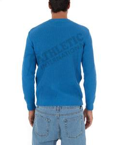 Hiver 100% Pulls à col rond en coton et laine pour hommes à des prix abordables Pulls à logo personnalisé Pullover respirant Sports Wear Pulls pour hommes - Product Image 4