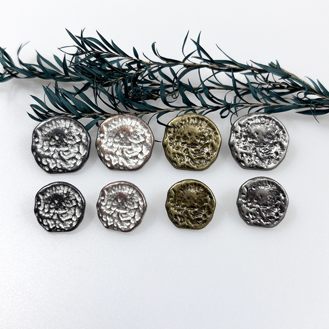 Vintage Metal Buttons for Fashion Apparel