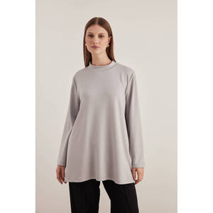 เสื้อสเวตเตอร์ถักไหมพรมแบบยาว - Product Image 1