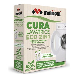 Eco 2in1 Nettoyant pour lave-linge vert 2x250ml pour Meliconi Eco Produit de lavage écologique 656161 - Product Image 2