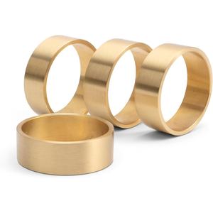 Classic Matte Gold Polished Metal Napkin Ring for Wedding and Party Stylish Dining Table <b>Decor</b> Stocked for Hot <b>Summer</b> - Product Image 1