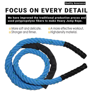 เชือกกระโดดไนลอนคุณภาพสูงสำหรับการฝึกออกกำลังกายแบบคาร์ดิโอปรับสภาพการออกกำลังกายได้อย่างยาวนานและทนทาน - Product Image 3