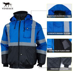 Veste de sécurité de qualité supérieure, meilleur matériau, veste de sécurité haute visibilité, prix de gros, veste de sécurité pour hommes - Product Image 3