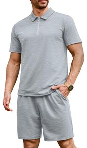 2025 HOT <b>Men's</b> Clothing <b>Summer</b> <b>Men</b> Outfit Two Piece Black Shorts <b>Shirt</b> Street Casual 2 Piece Pants <b>Shirt</b> <b>Men's</b> Sets - Product Image 2