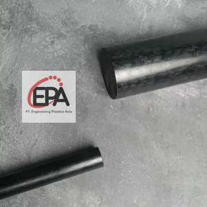 POM BLACK ROD 80mm x 1m Premium POM rod material for precision parts machining and durable industrial components - Product Image 1