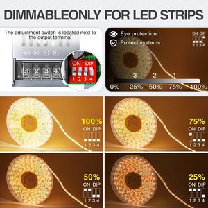 100W LED di alimentazione trasformatore DC 12V AC 220-240V IP20-illuminazione/CV alimentazione - Product Image 4